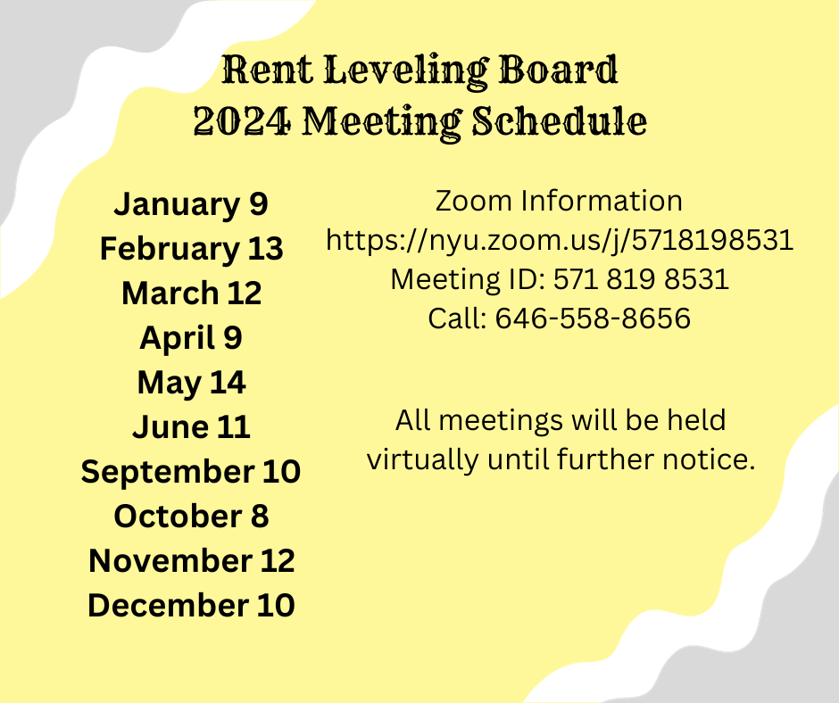 Rent Leveling Board Borough of Sayreville
